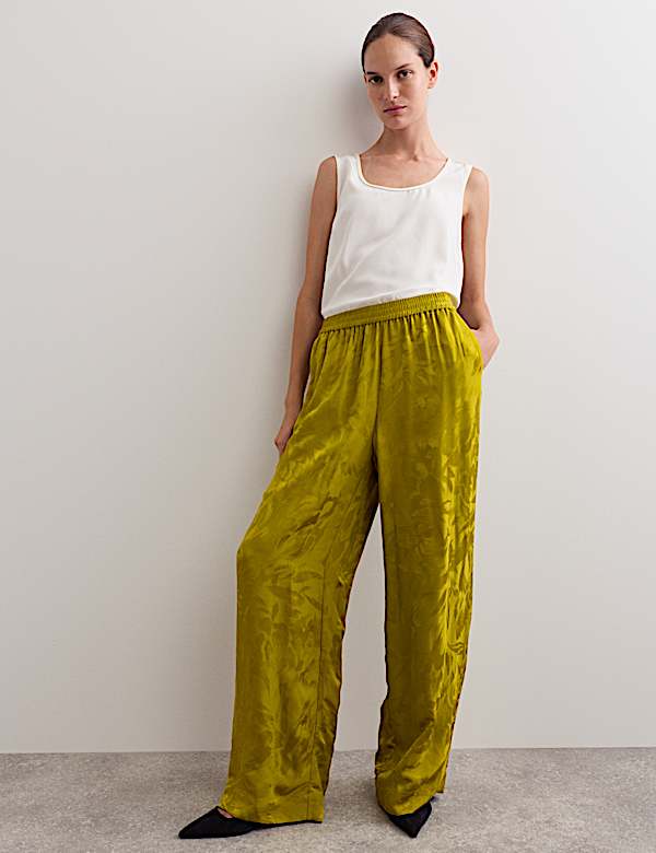Avocado Jacquard Trouser Co-ord - ES