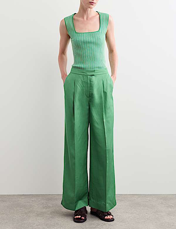 Straight Leg Trousers - IT