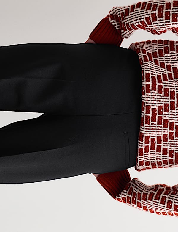 Pantalón 100% lana de pata recta - ES