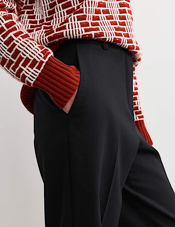 Pantalón 100% lana de pata recta - ES