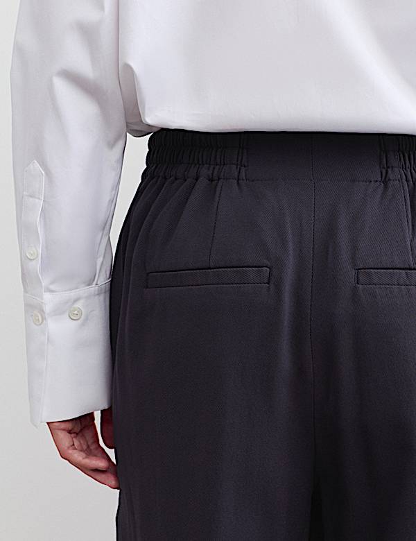 Tapered Trousers with Wool - IT