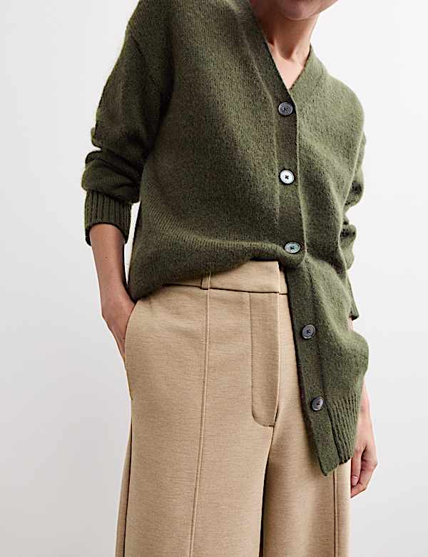 Jersey Wide Leg Trousers - ES