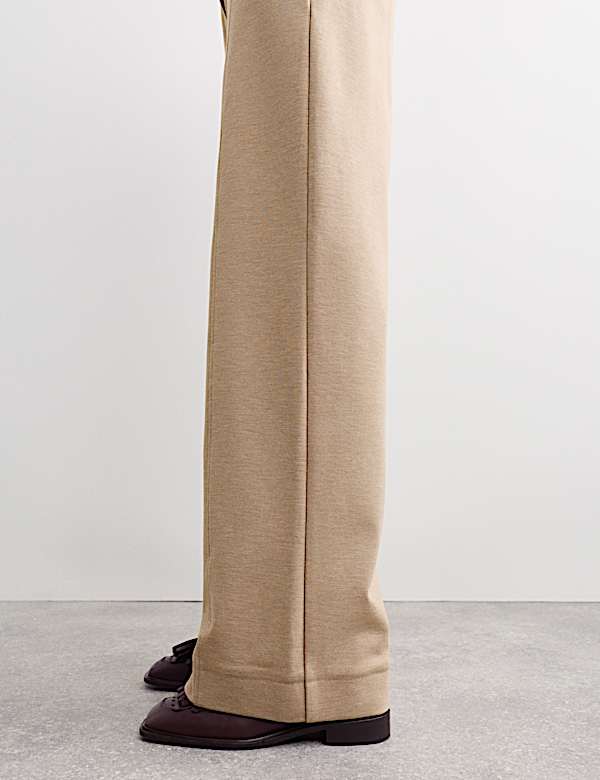 Jersey Wide Leg Trousers - ES