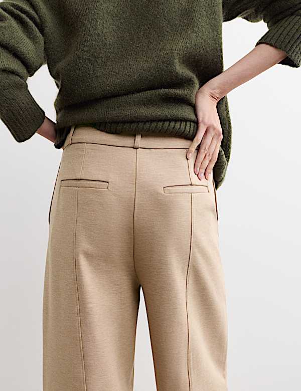 Jersey Wide Leg Trousers - ES