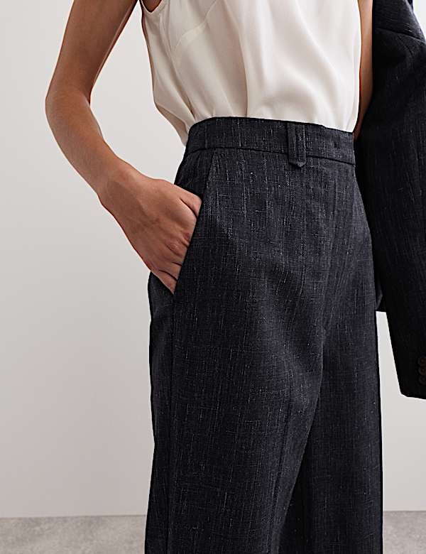 British Wool Rich Straight Leg Trousers - ES