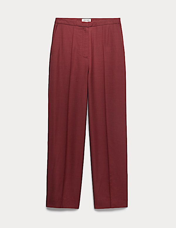Pleat Front Straight Leg Trousers - ES
