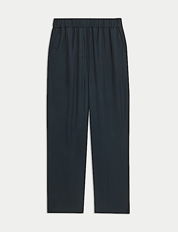 Elasticated Waist Pull On Tapered Trousers - NL