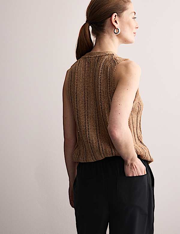 Pure Silk Wide Leg Trousers - FR