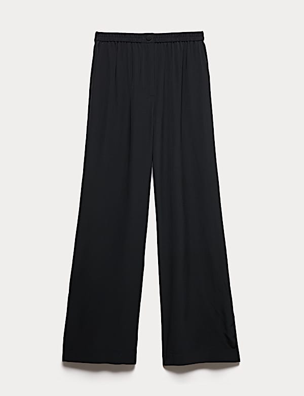 Pure Silk Wide Leg Trousers - ES