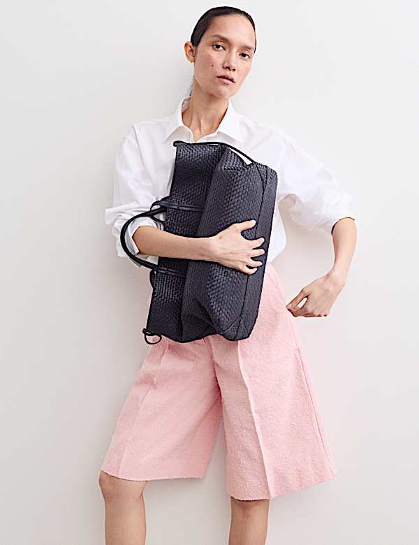 Short 100 % coton textur&eacute; - FR
