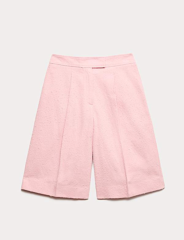 Short 100 % coton textur&eacute; - FR
