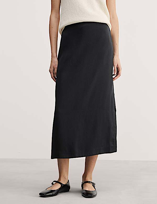 Pure Lyocell&trade; Midi Column Skirt - ES