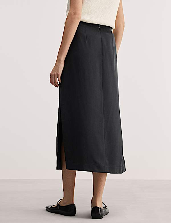 Pure Lyocell&trade; Midi Column Skirt - ES