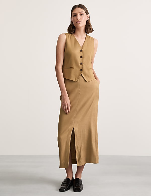 Linen skirt m&s shop