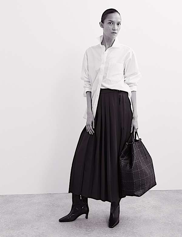 Wollen plooirok - NL