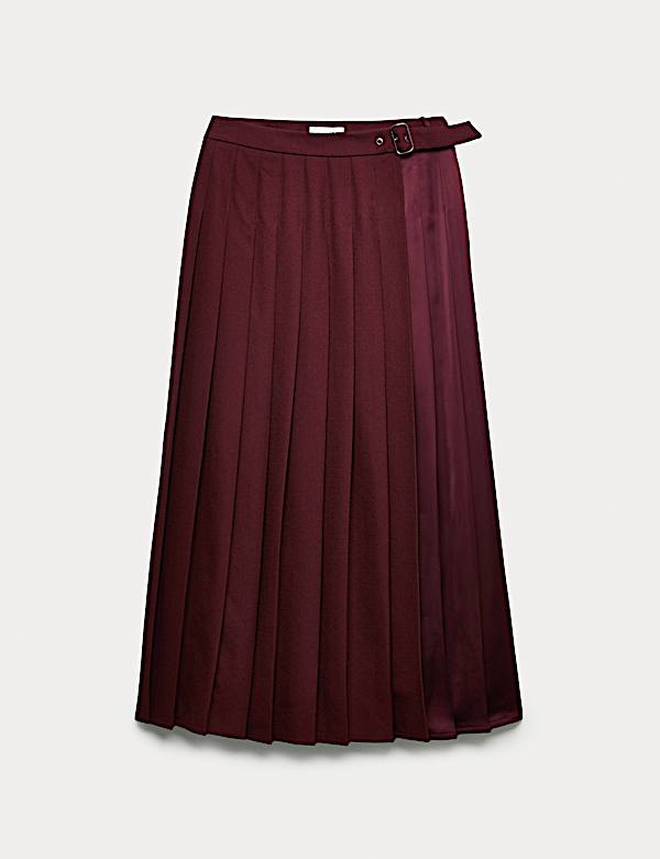 Wollen plooirok - NL