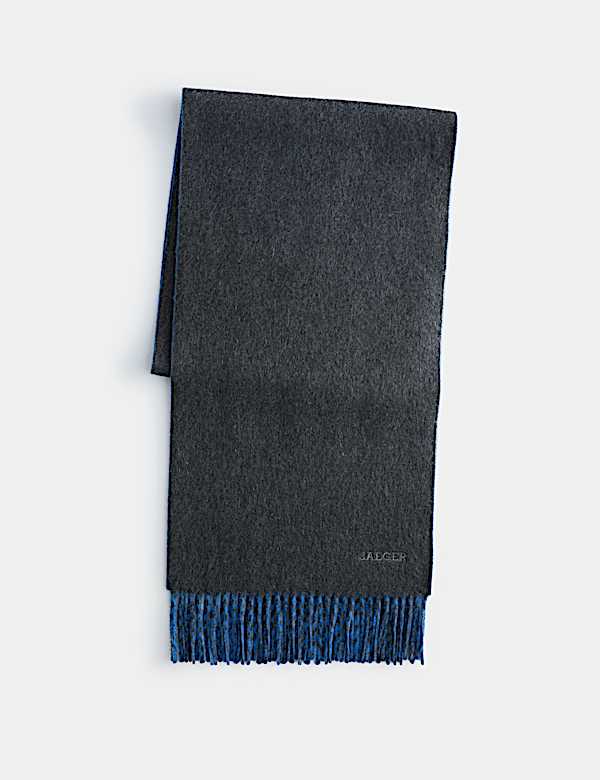 Pure Cashmere Double Faced Scarf - FR