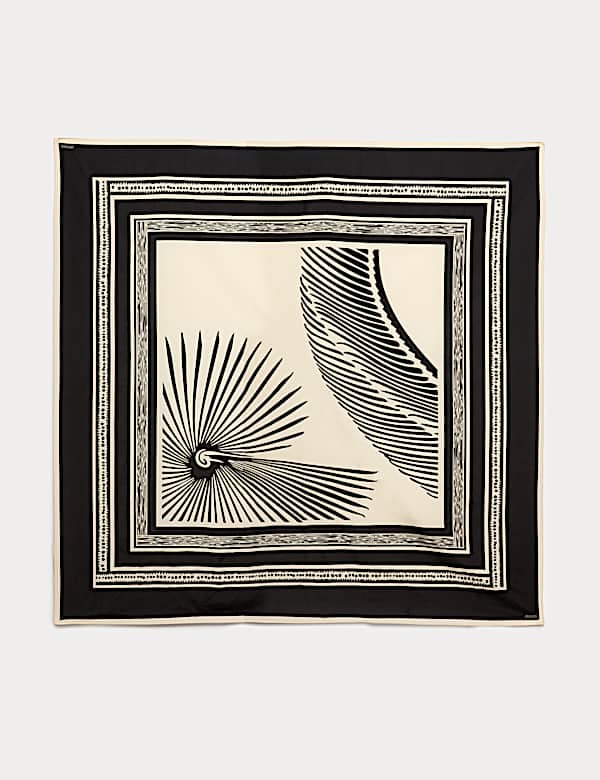 Cotton Rich Scarf with Silk - BE