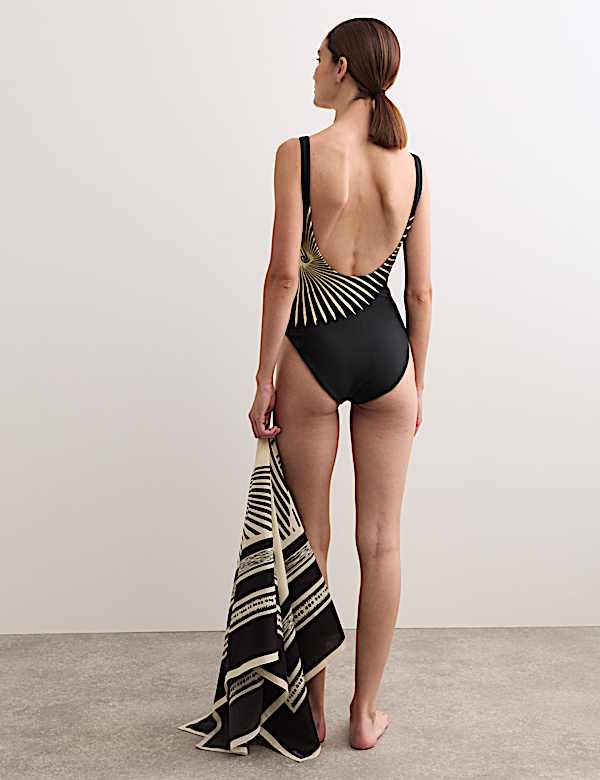 Badpak met vulling en print - BE