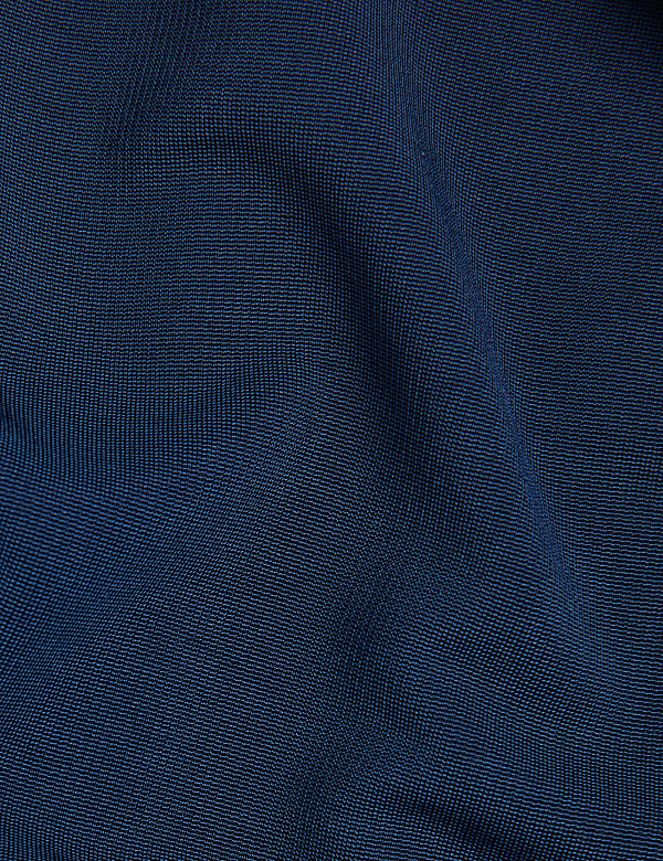 V-Neck Button Detail Midi Wrap Dress
