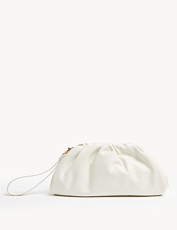 Leather Clutch Bag - GR