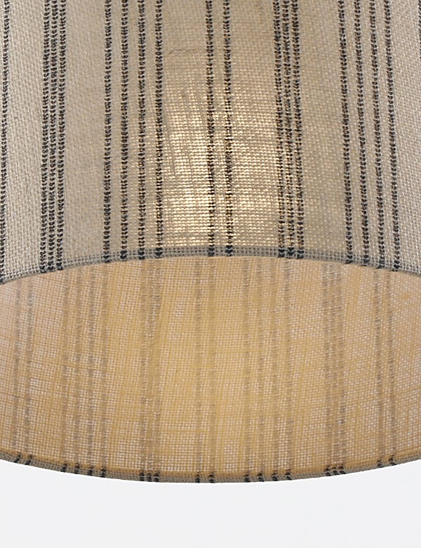 Noah Hessian Striped Lamp Shade - AT