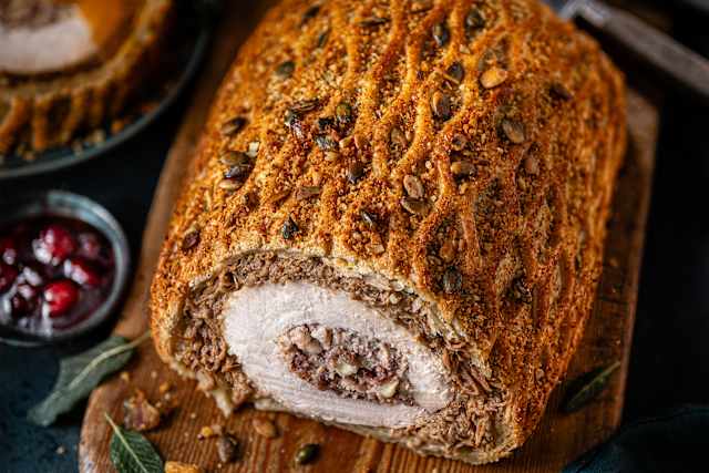 Collection British Turkey & Stuffing Wellington by Tom (Serves 6)
