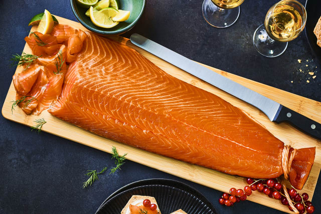 Collection Caledonian Gold™ Scottish Whole Side of Smoked Salmon (Serves 12)