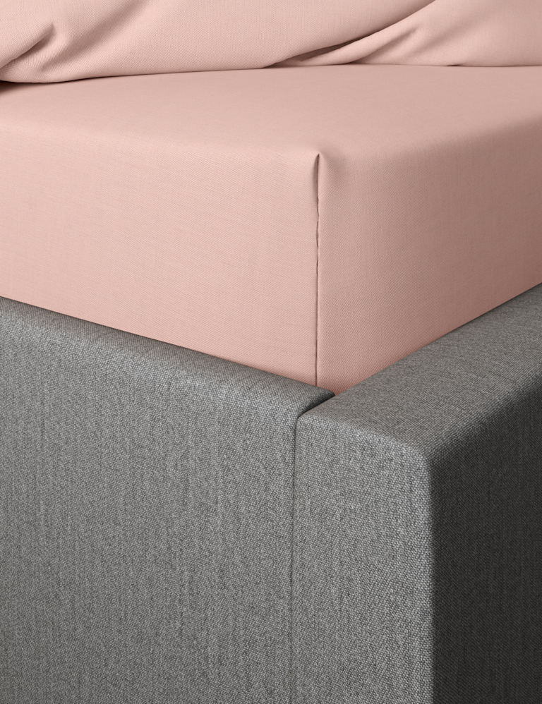 Cotton Rich Percale Deep Fitted Sheet