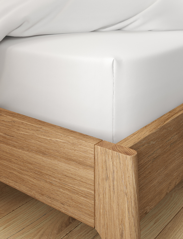 Cotton Rich Percale Deep Fitted Sheet