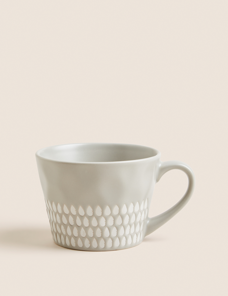 Textured Wax Resist Mug