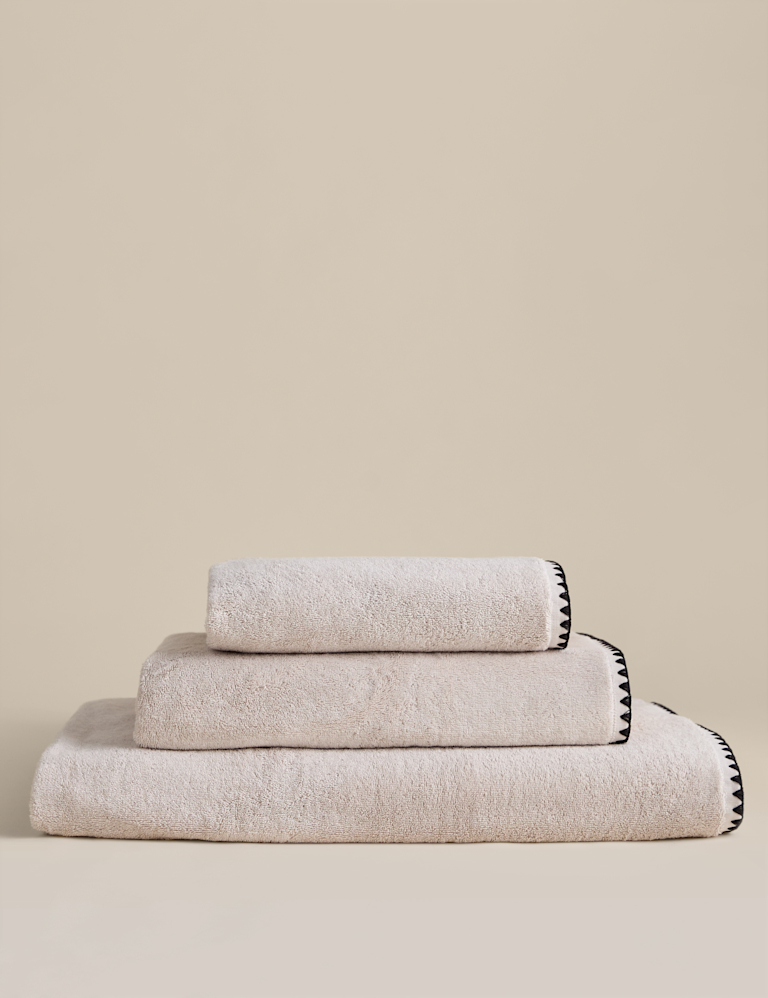 Egyptian Cotton Blanket Stitch Towel