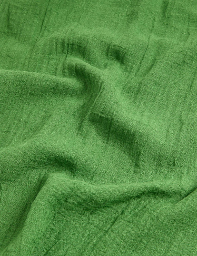 Linen Blend Fringed Scarf