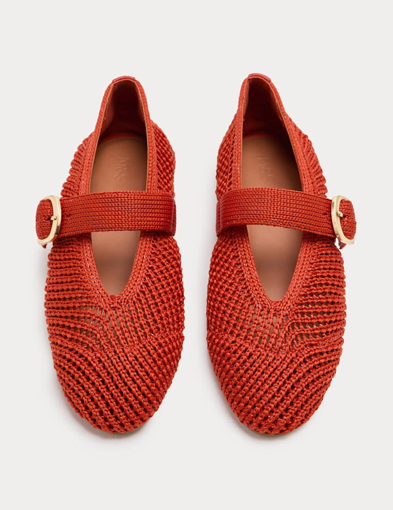 Buckle Flat Mary Jane Ballet Pumps