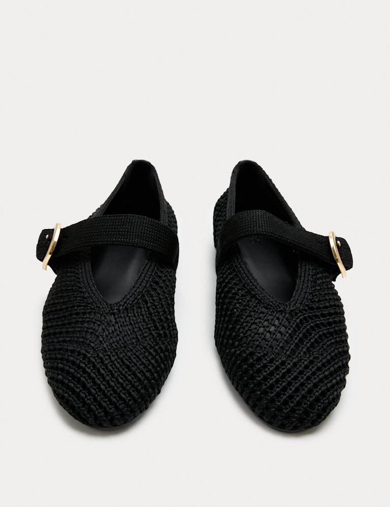 Buckle Flat Mary Jane Ballet Pumps