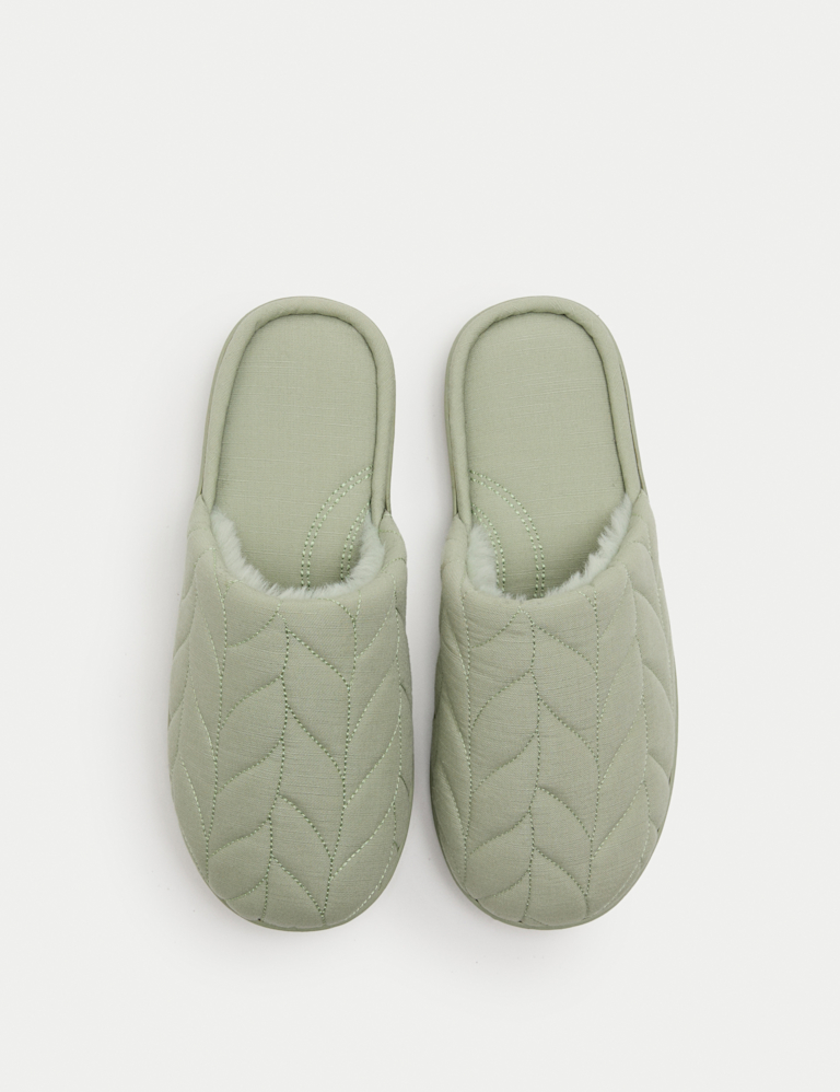 Mule Slippers with Secret Support