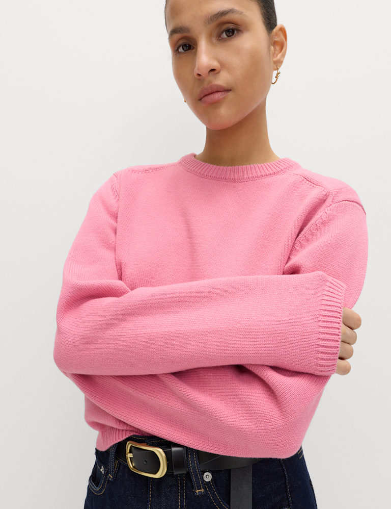 Cotton Rich Cropped Jumper
