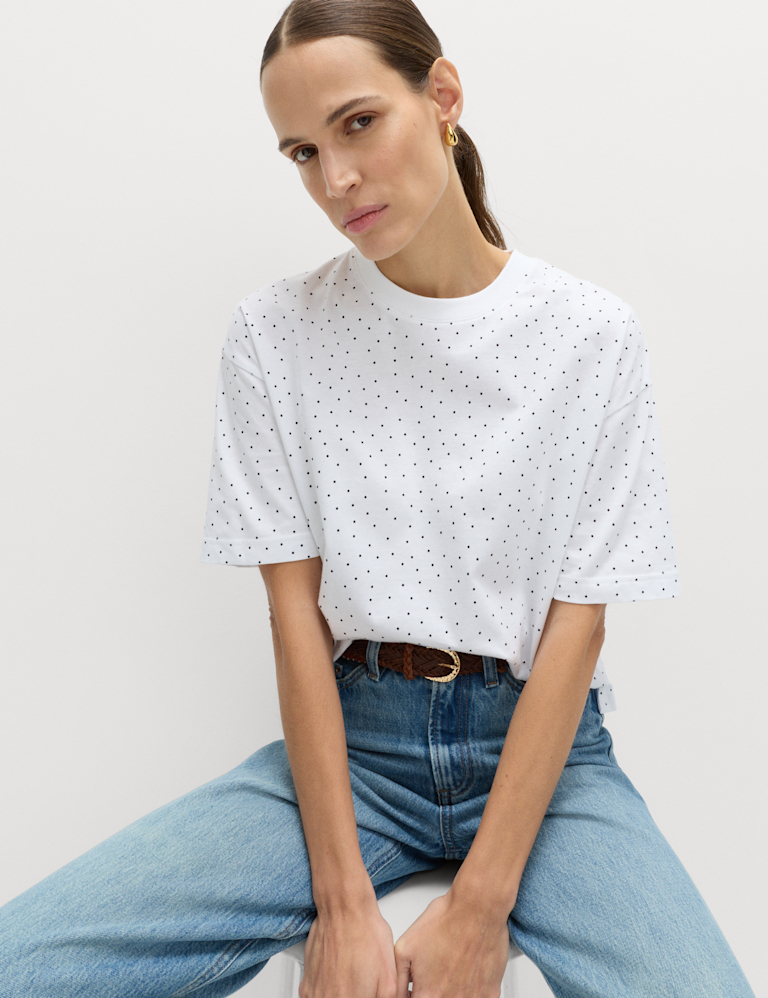 Pure Cotton Relaxed Boxy T-Shirt