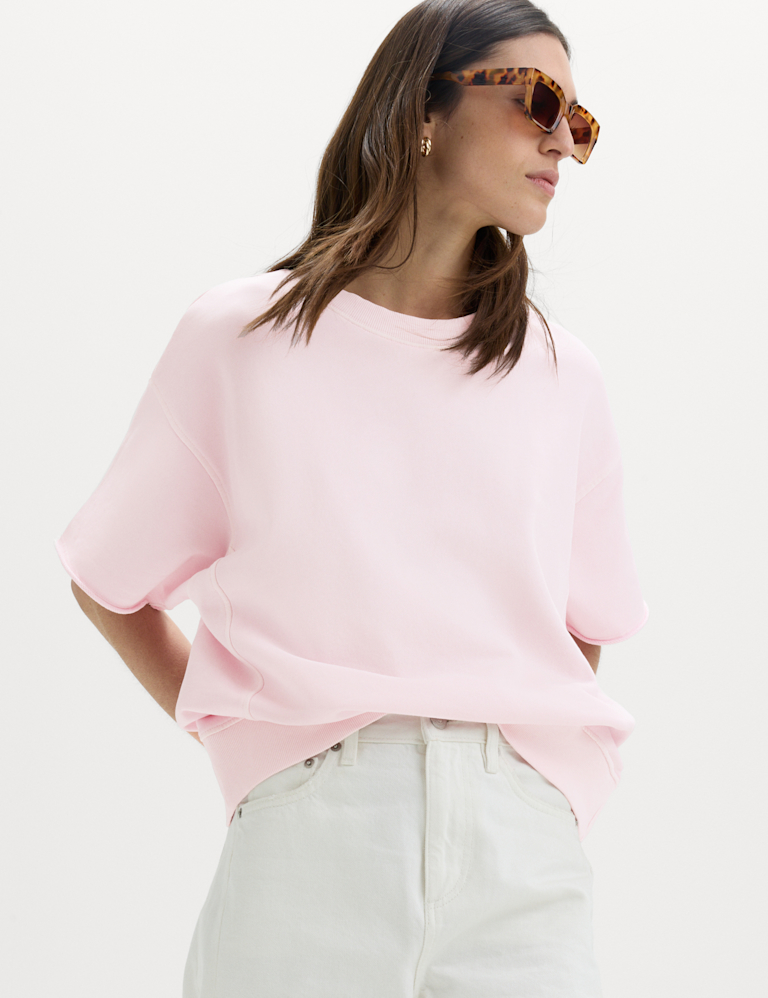 Pure Cotton Garment Dye Sweatshirt