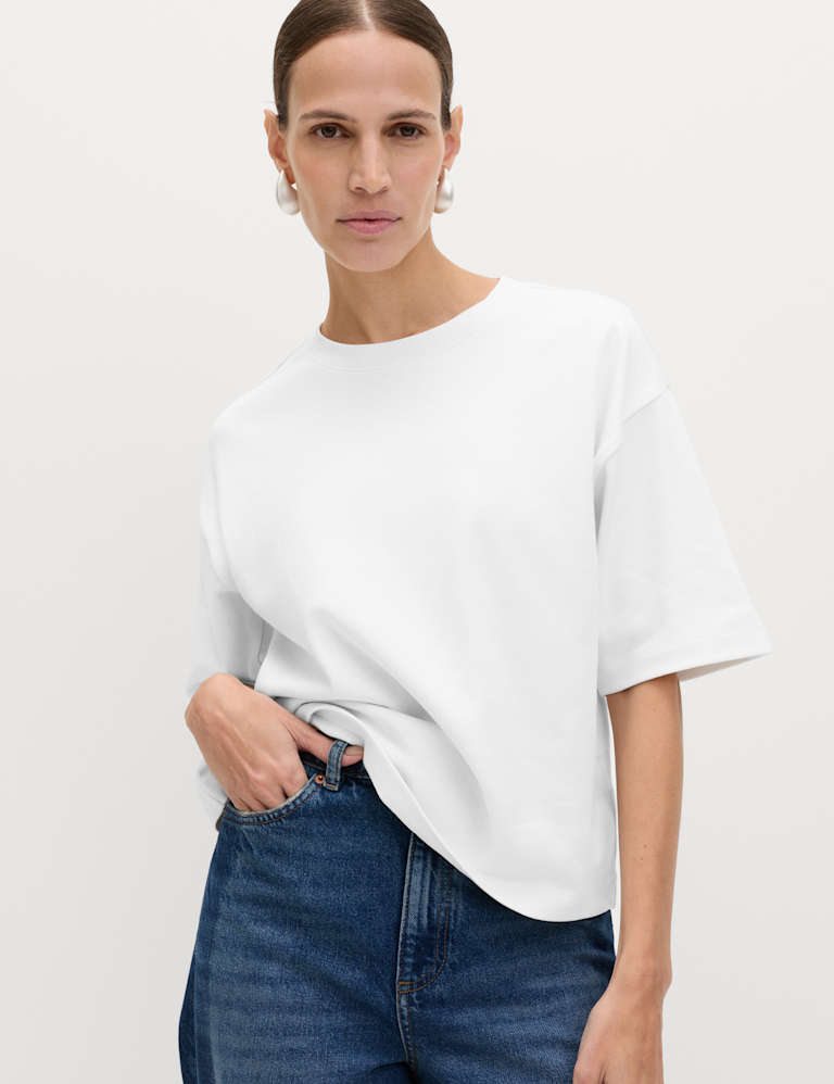 Pure Cotton Heavyweight Boxy T-Shirt