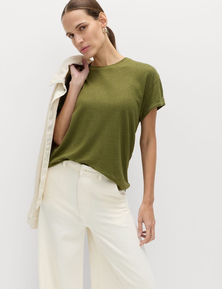 Linen Blend T-Shirt