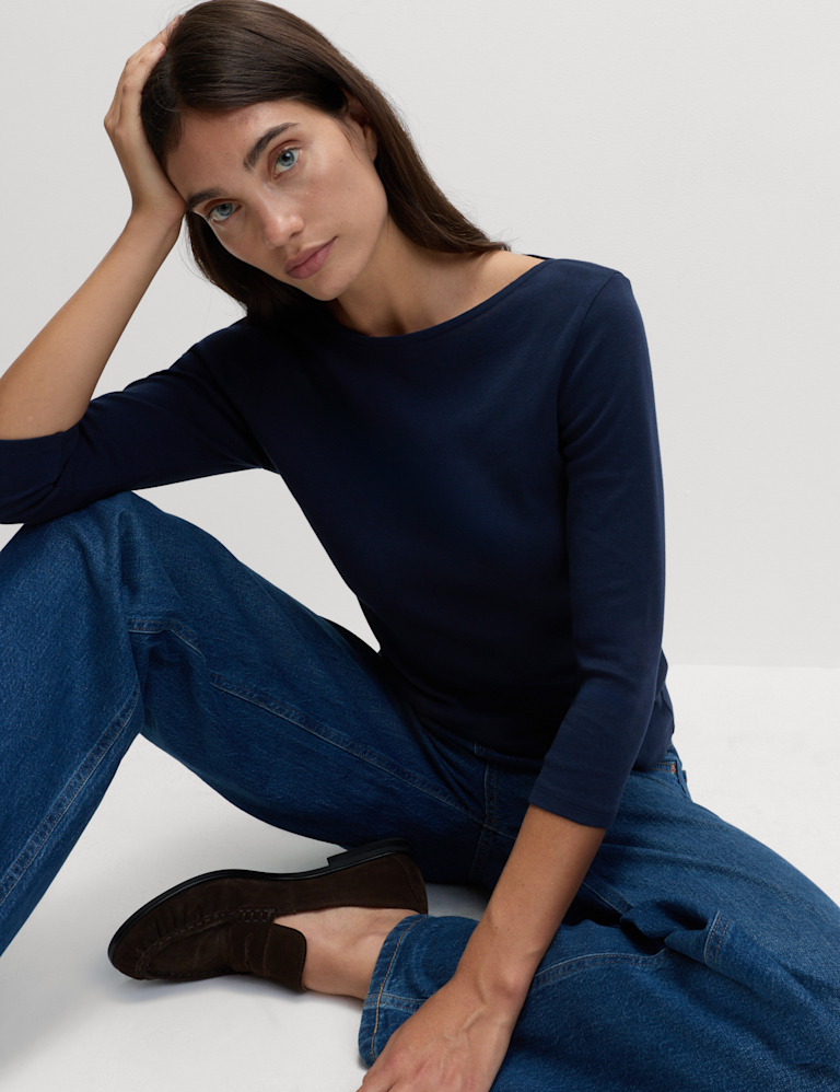 Pure Cotton Slim Fit Top