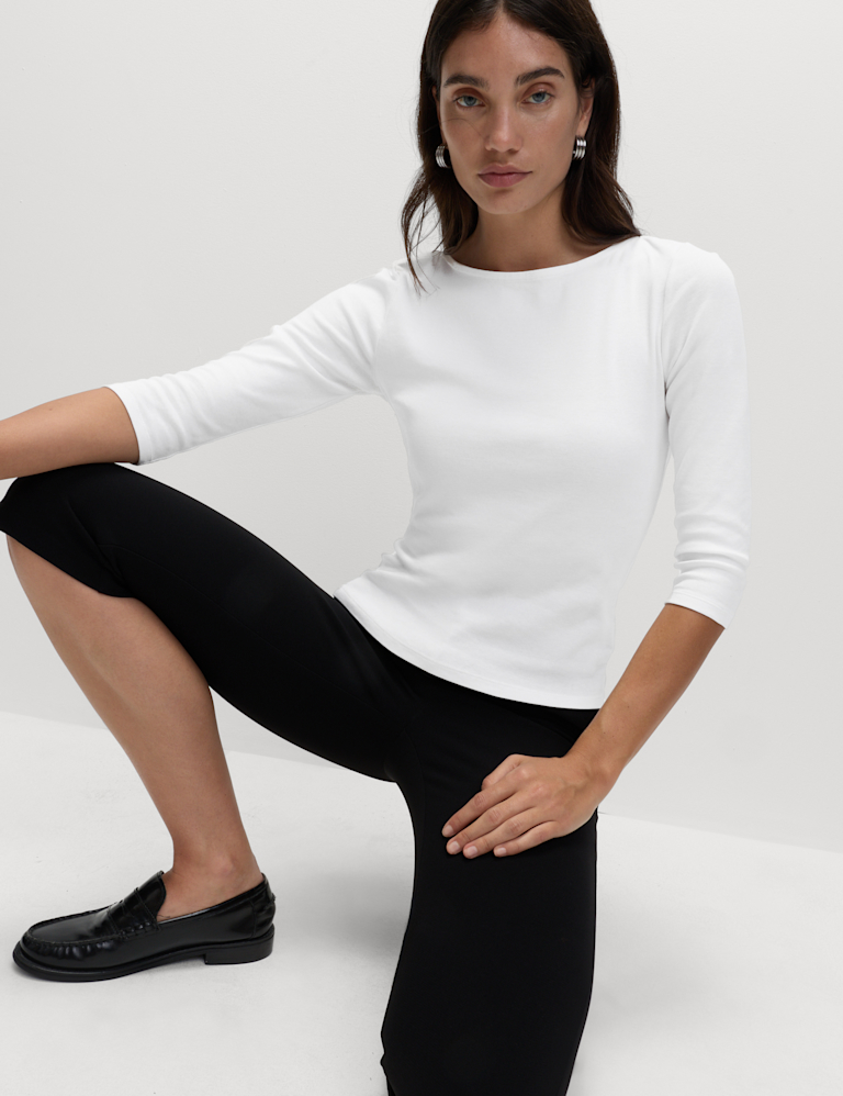Pure Cotton Slim Fit Top