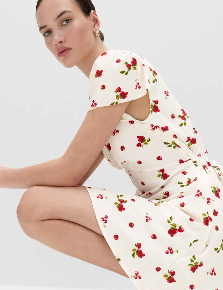Printed Mini Tea Dress