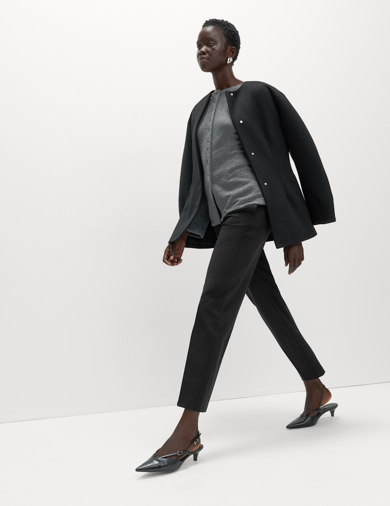 Tapered Ankle Grazer Trousers