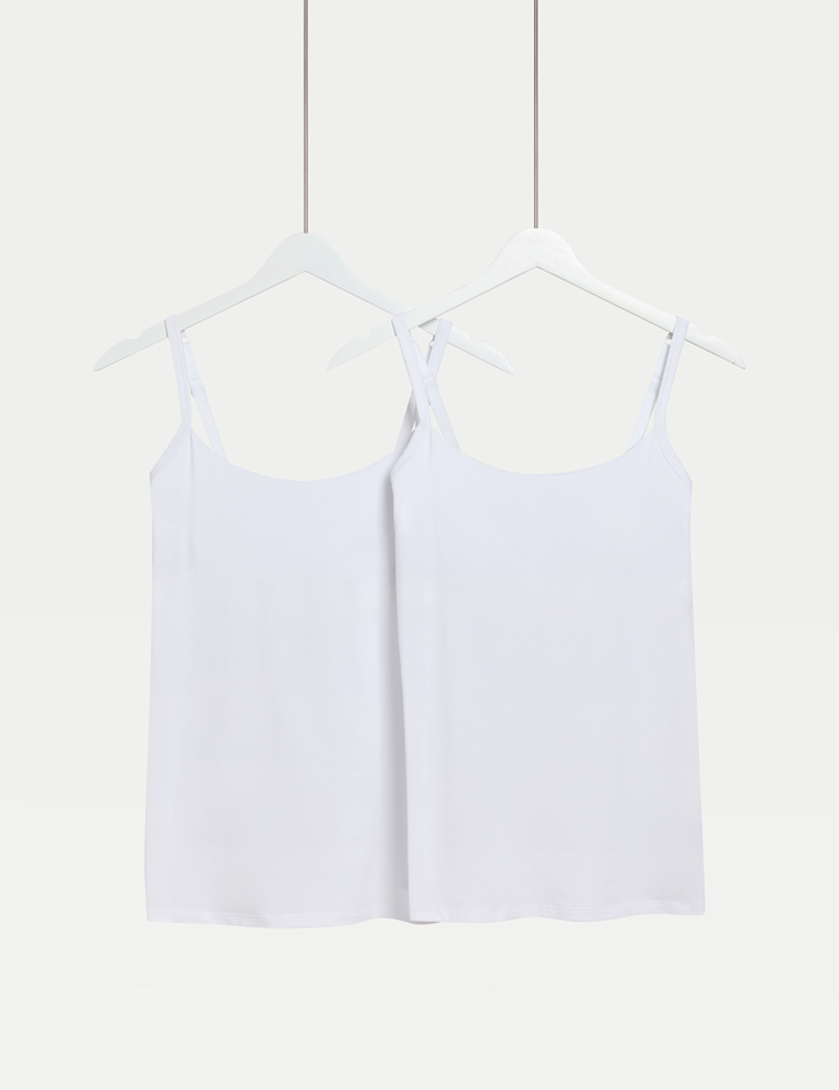 2pk Cotton Rich Secret Support™ Vests