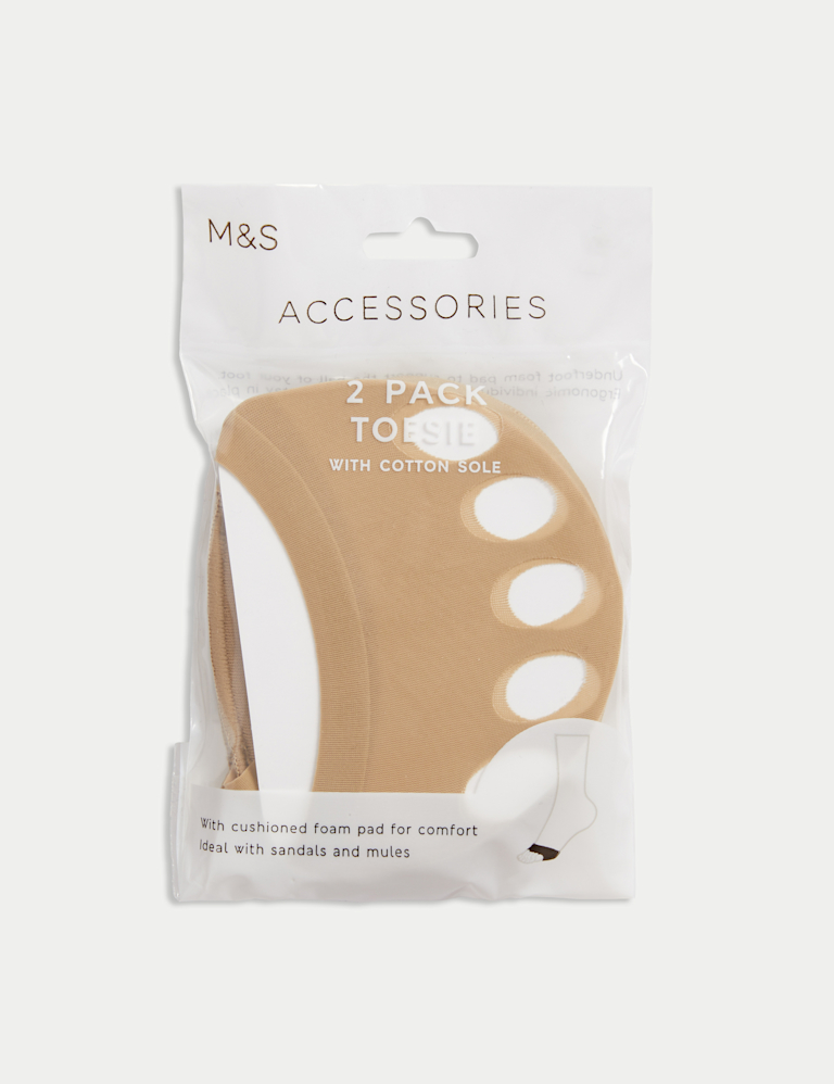 2pk Cotton Rich Toesies