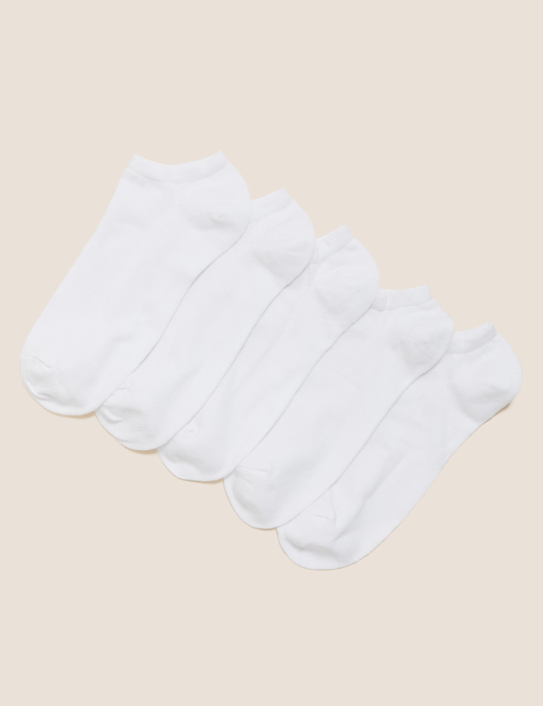 5pk Cotton Rich Trainer Liner Socks™