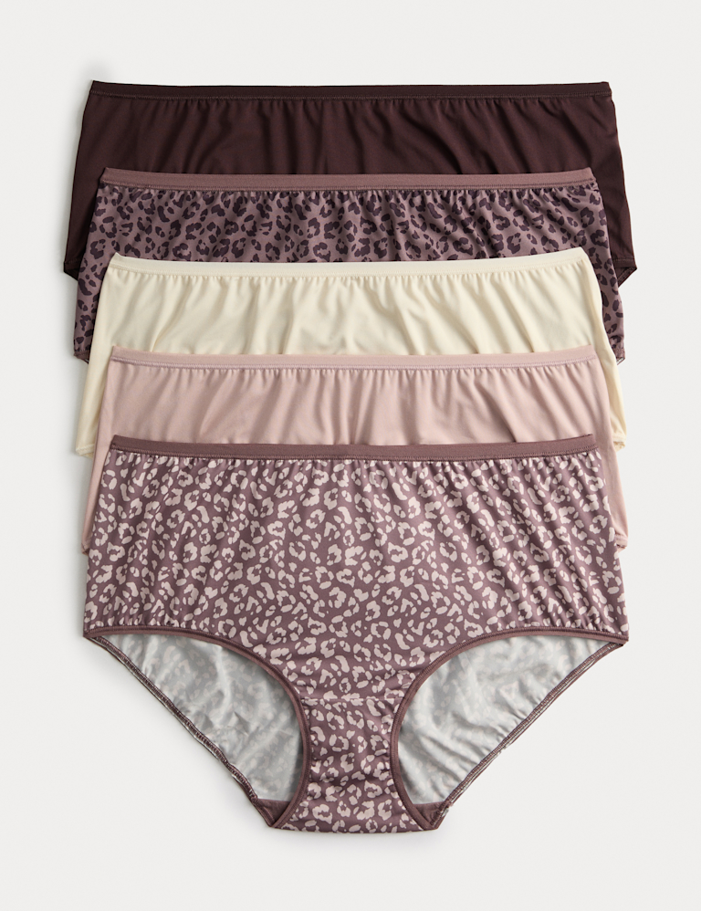 5pk Microfibre High Rise Shorts