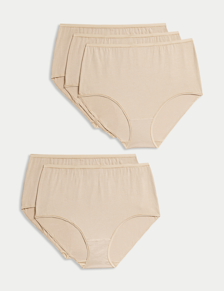 5pk Cotton Modal Rich Full Briefs